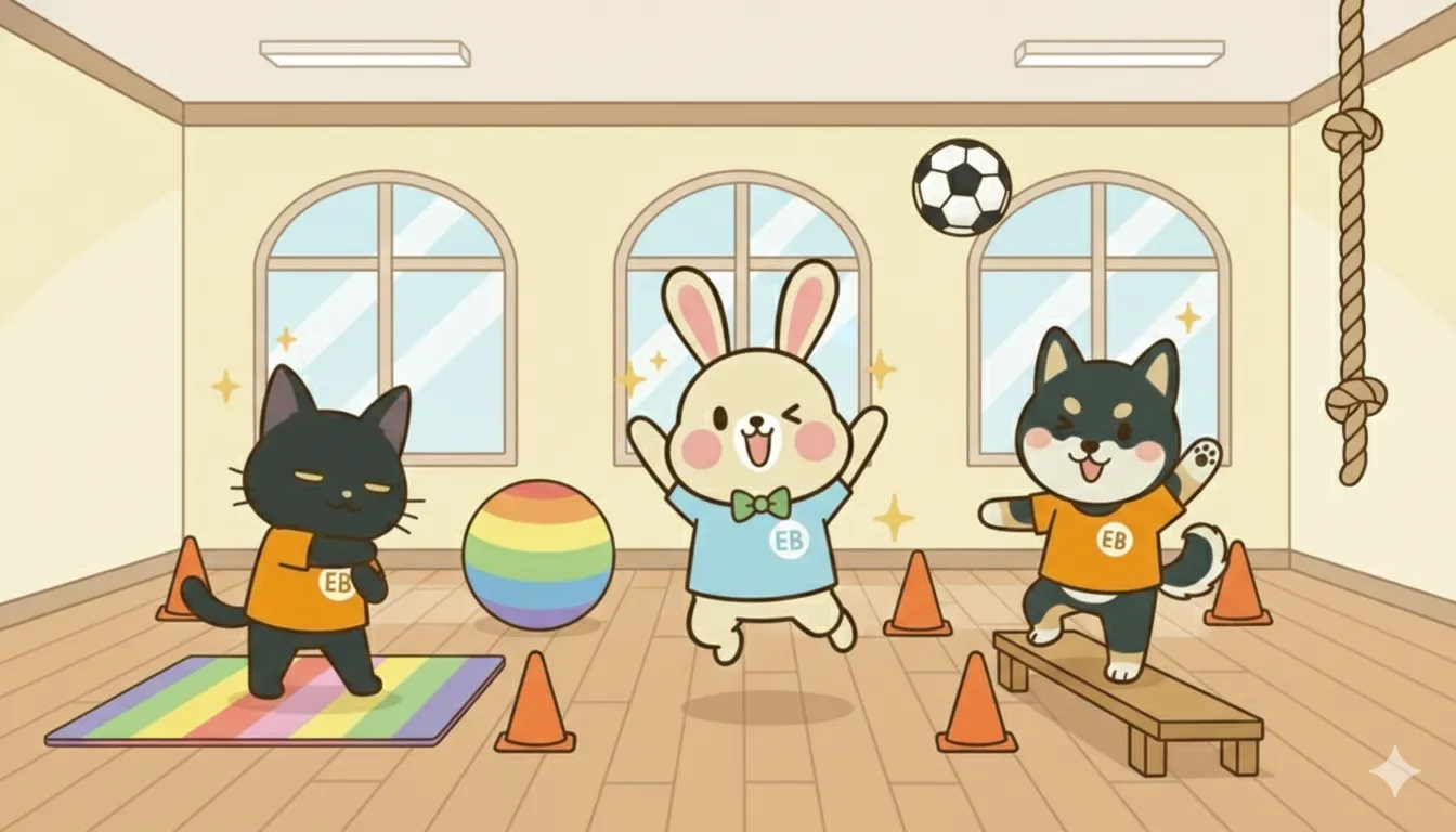 運動支援の様子