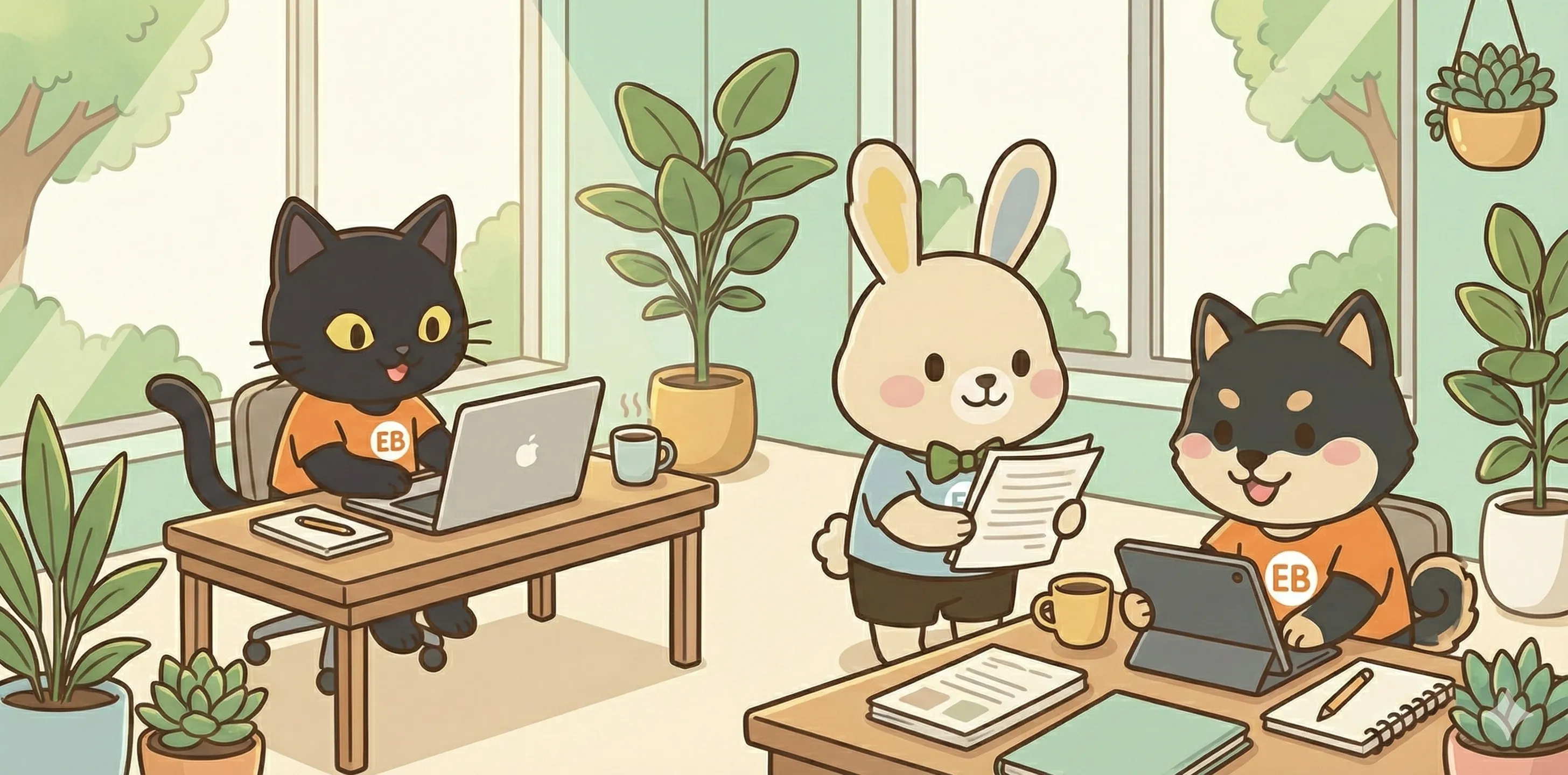 しょうとくワークスで協働する様子